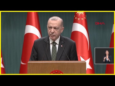 #CANLI Cumhurbaşkanı Erdoğan Kabine Toplantısı sonrası açıklamalarda bulundu