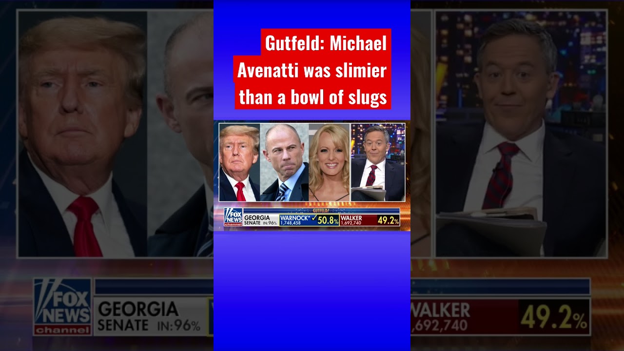 Greg Gutfeld disses disgraced media darling Michael Avenatti #shorts