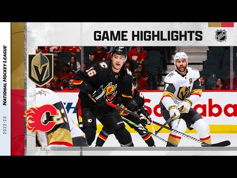 Golden Knights @ Flames 3/23 | NHL Highlights 2023