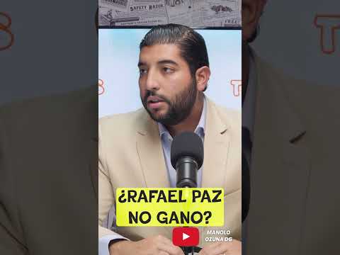 ¿POR QUÉ NO GANÓ RAFAEL PAZ?": LA PERSPECTIVA DE ROBERT MARTÍNEZ 🤔🏆