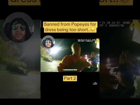 Banned from popeye's 2 full video on my channel #shorts #funny
