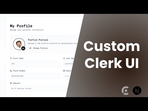 Build Your Own UI with Clerk’s API