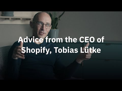 Advice from the CEO of Shopify, Tobias Lütke