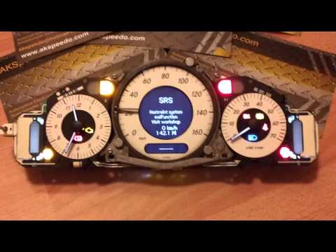Mercedes speedometer calibration #2