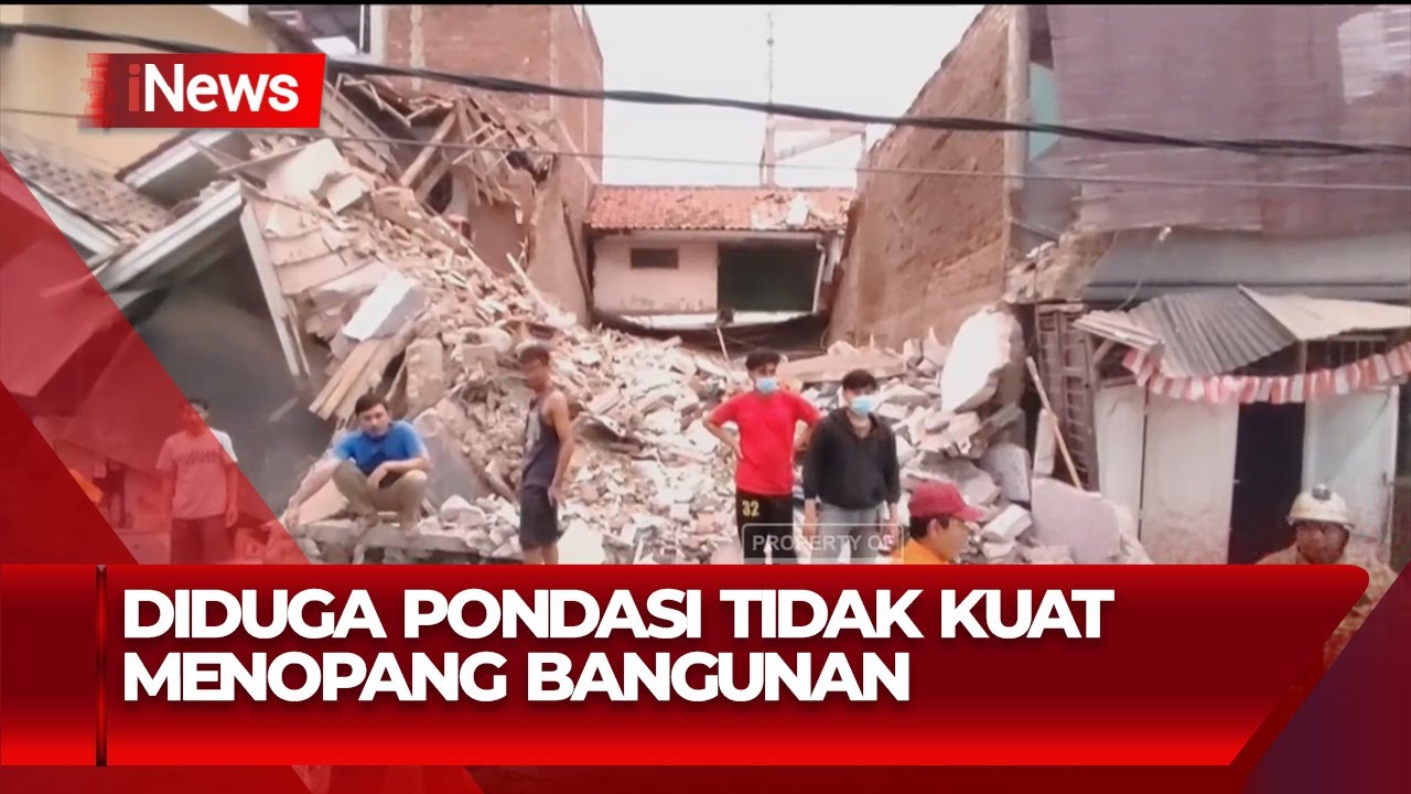 Rumah Tiga Lantai di Bandung Tiba-tiba Ambruk - iNews Malam 06/08