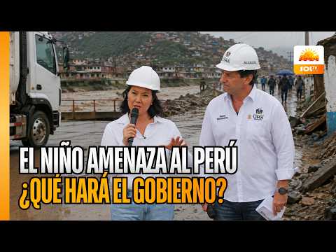 ENVIVO  A MEDIA MAÑANA - EL NIÑO AMENAZA AL PERÚ ¿QUÉ HARÁ EL GOBIERNO?