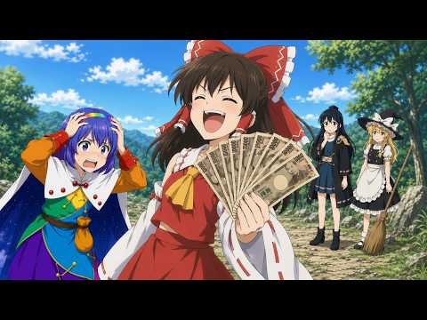 霊夢、成金になる 〜天弓千亦カード破産事件〜 【東方アニメ風紙芝居:まったり幻想郷】