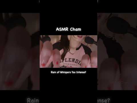 ASMR Rain of Whispers | Deep Ear to Ear Tingly Therapy – Too Intense? #asmr #shorts