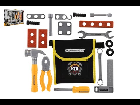 Sada nářadí s opaskem plast v krabici 46x28,5x5cm