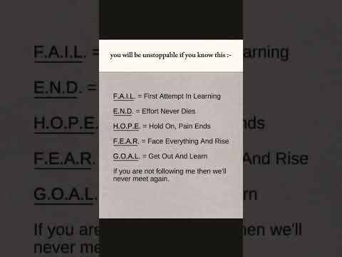 You Will Be Unstoppable If You Know This