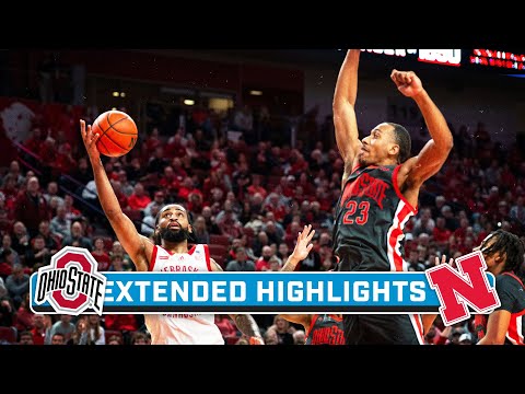 Ohio State At Nebraska | Extended Highlights | Big Ten Men's Basketball ...