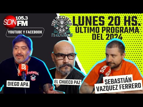 último programa del 2024 – El Chueco Paz, pone la cara – Ni leones ni corderos con Diego y Sebas.