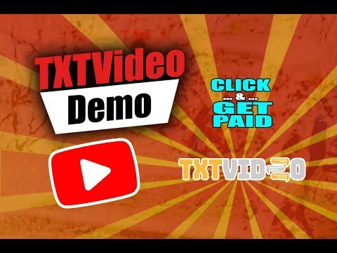 TXTVideo Demo 💵💵💵GET PAID HERE💵💵💵