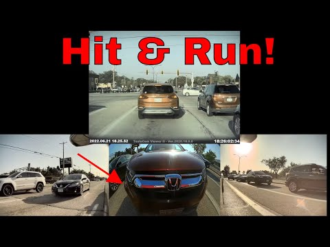 Tesla Model X Hit & Run 06-21-2022