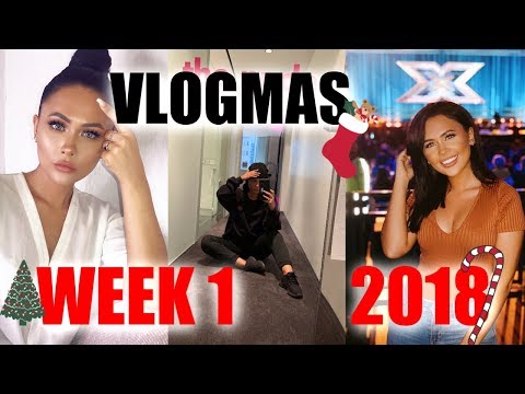 VLOGMAS Week 1 | Hungover, Saffron X BeautyBay Event, Xfactor