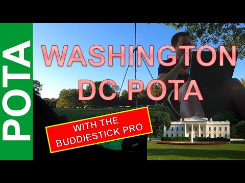 Ham Radio POTA - Washington DC National Mall K-0653 & K-0655