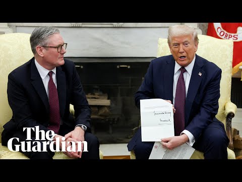 Starmer presents Trump with invitation for state visit from King Charles
