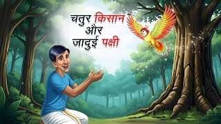 चतुर किसान और जादुई पक्षी | CHATUR KISAN AUR JADUI PAKSHI । Hindi Kahaniya।  Hindi Cartoon Story