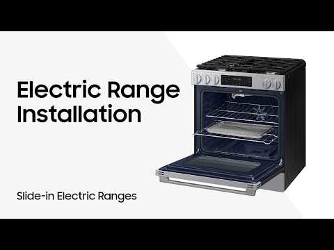 Electric Range Installation | Samsung US