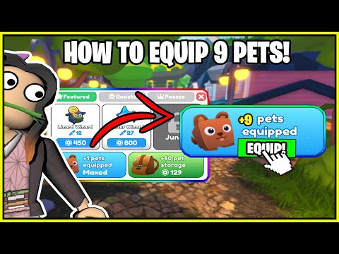 PET LEGACY! *NEW*  HOW TO EQUIP 9 PETS! *IS THIS THE NEW LOOMIAN LEGACY / PET SIMULATOR X?! - ROBLOX