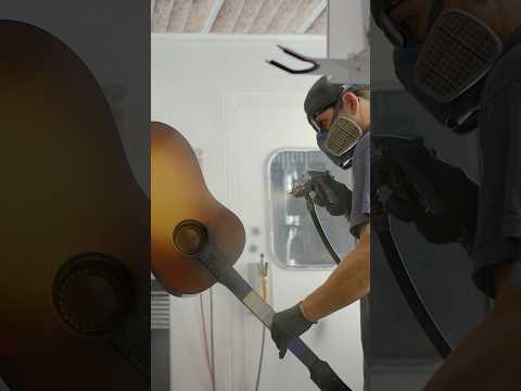 Spraying Iconic Gibson Burst Acoustic Guitars | The Process S2 EP7