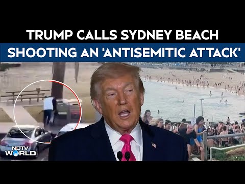 Bondi Shooting | "Antisemitic Attack, Obviously": Donald Trump On Deadly Sydney Beach Shooting