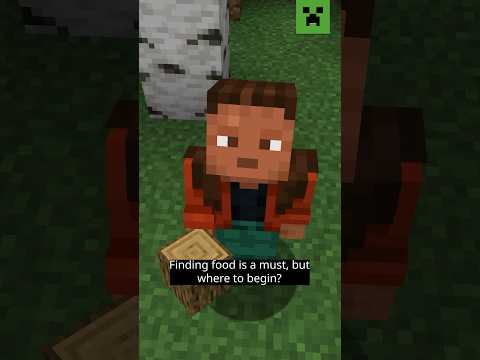 WHAT WAS YOUR FIRST DINNER IN MINECRAFT?