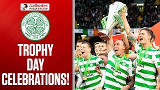 Celtic Crowned 8-in-a-row Champions! | Celtic 2-1 Hearts | Full-Time Scenes | Ladbrokes Premiership