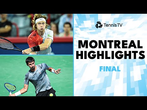 Andrey Rublev vs Alexei Popyrin For The Title | Montreal 2024 Final Highlights