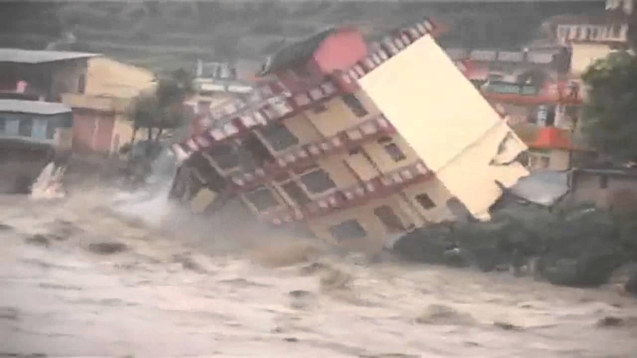 Uttarakhand Kedarnath Flood 2013 LIVE Footage (Gourikund, Kedarnath ...