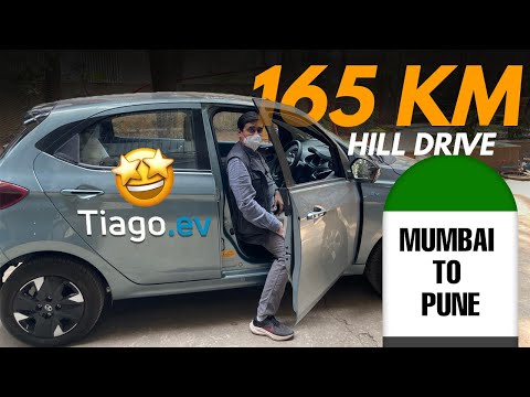 Tiago.ev Electric Car : Highway and Hill Drive Test | Mumbai to Pune
