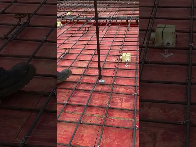 Reinforced concrete pad making process