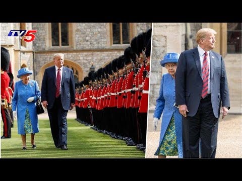 Donald Trump's walk with the Queen Elizabeth Becomes Controversy