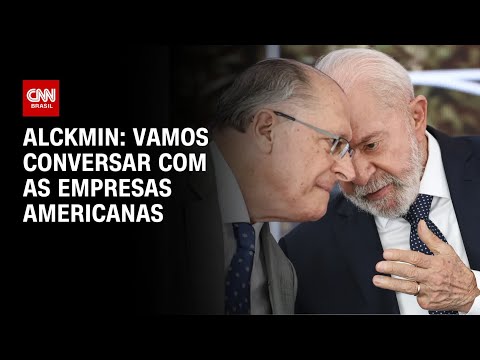 ​”Vamos conversar com as empresas americanas”, diz Alckmin | CNN ARENA