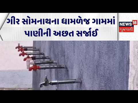 Gir Somnath Water Shortage | ગીર સોમનાથના ધામળેજ ગામમાં પાણીની અછત સર્જાઈ | Citizen Protest