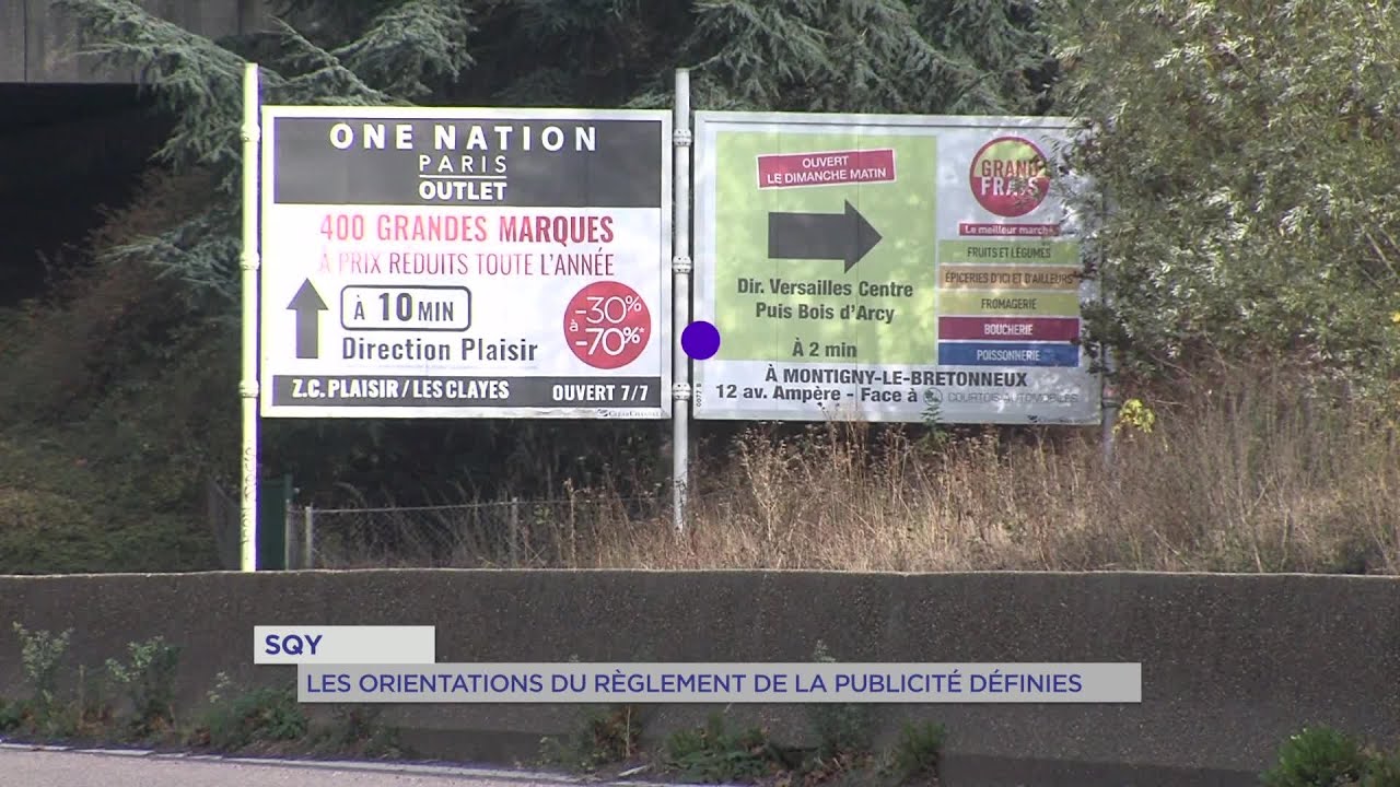 Yvelines | SQY : les orientations du règlement de la publicité définies