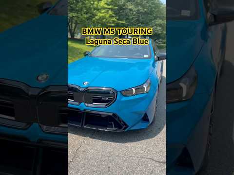 BMW M5 Touring in Laguna Seca Blue