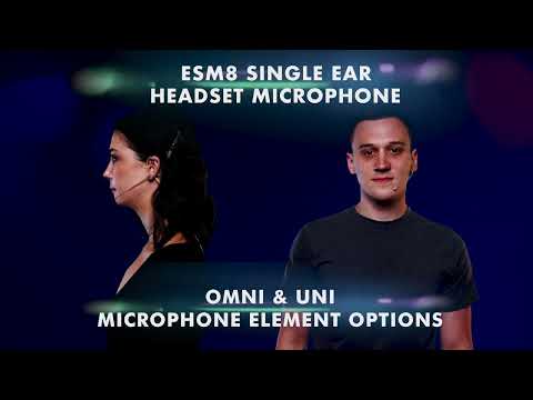 ESM/HSM Single & Dual Ear Headset Mics by Galaxy Audio