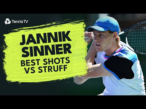 Jannik Sinner's Best Shots vs Jan-Lennard Struff | Indian Wells 2024