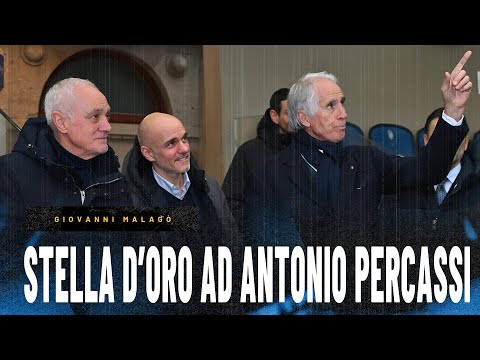 Il Presidente Malagò ha consegnato al Presidente Percassi la Stella d’oro al merito sportivo