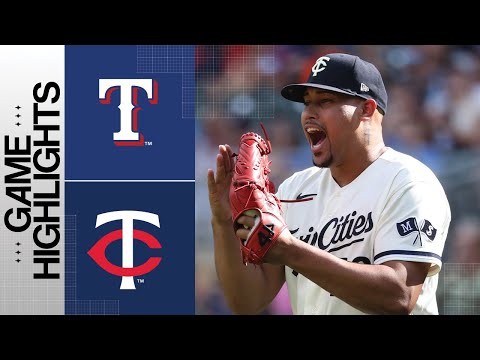 Rangers vs. Twins Game Highlights (8/27/23) | MLB Highlights video clip