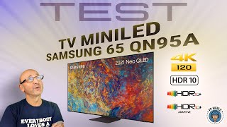 Vido-Test : TEST du PREMIER TV MiniLED SAMSUNG (65QN95A) ! Cin / Gaming en 120 FPS.