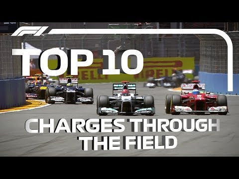 F1: The Top 10 Charges Through The Field