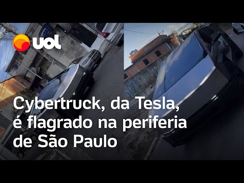 Cybertruck, da Tesla, é flagrado na periferia de SP; veja quem é o dono do carro da empresa de Musk