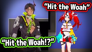 Bae Teaches Oga How To "Hit The Woah" and Other Meme Dances【Hololive H