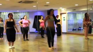 BELLY DANCE LESSON WORK OUT (FULL)  BELLY DANCING - YouTube