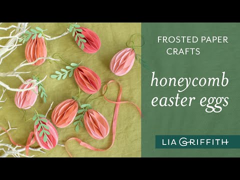 Easy to Make - Honeycomb Paper-cut Eggs