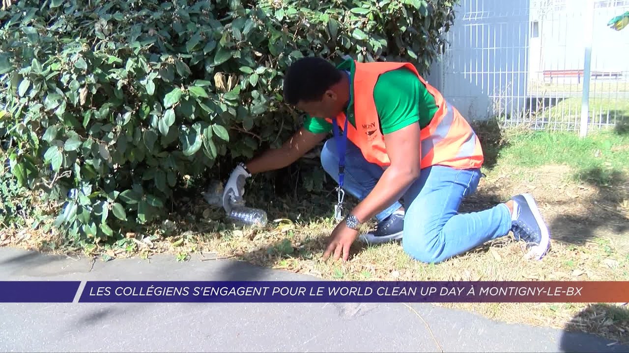 Yvelines | Les collégiens s’engagent pour le World Clean Up Day à Montigny-le-Bretonneux