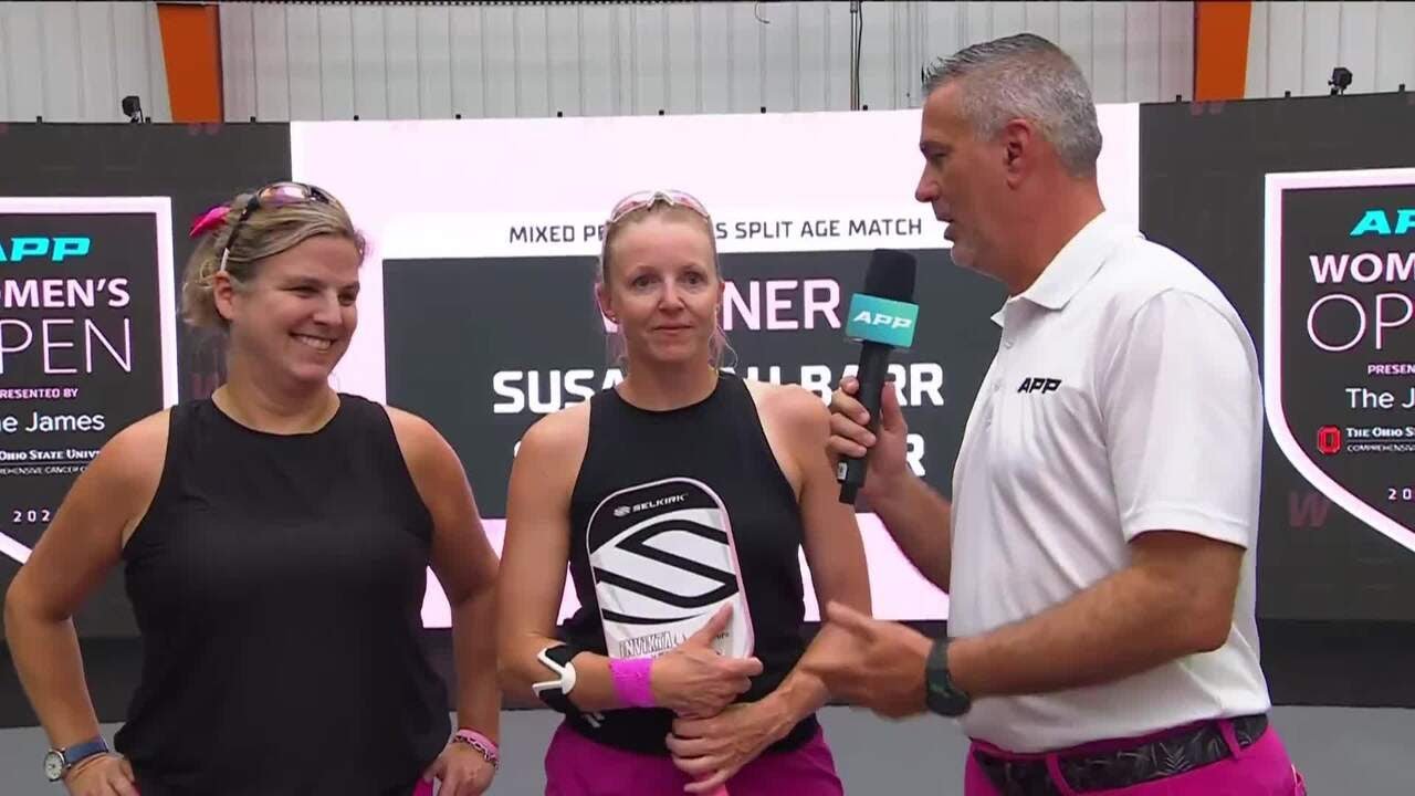Sheri Courter & Susannah Barr | Post Match Interview | APP Women's Open Presented By The James