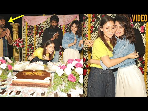 Samantha at Nayanthara’s surprise birthday celebrations organised by Vignesh Shivan Samantha at Nayanthara’s surprise birthday celebrations organised by Vignesh Shivan
